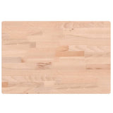 vidaXL Wastafelblad 80x40x1,5 cm massief beukenhout