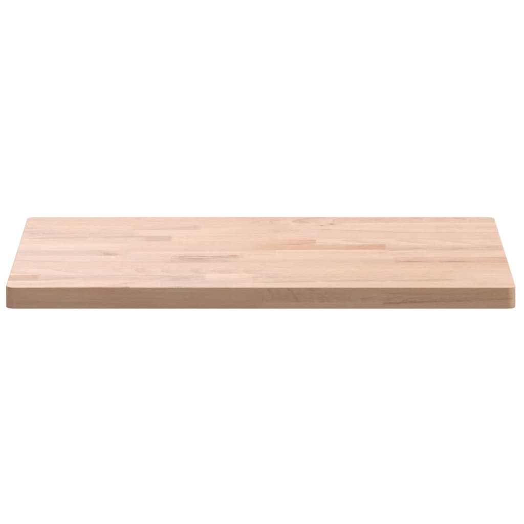vidaXL Wastafelblad 80x40x1,5 cm massief beukenhout