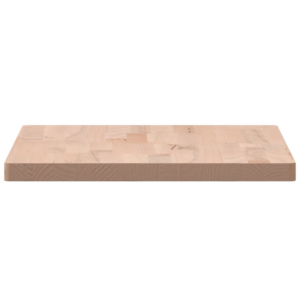 vidaXL Wastafelblad 80x40x1,5 cm massief beukenhout