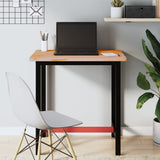vidaXL Desk Top 80x55x2.5 cm Solid Beech Wood