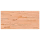 vidaXL Desk Top 80x55x2.5 cm Solid Beech Wood
