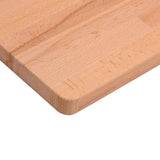 vidaXL Desk Top 80x55x2.5 cm Solid Beech Wood