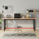 vidaXL Desk Top 80x55x2.5 cm Solid Beech Wood