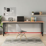 vidaXL Desk Top 80x55x2.5 cm Solid Beech Wood