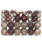 vidaXL 100-piece Christmas Ball Set 3/4/6 cm Gold