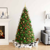 vidaXL 111-delige Kerstballenset polystyreen goudkleurig