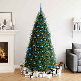 vidaXL 111-delige Kerstballenset polystyreen goudkleurig