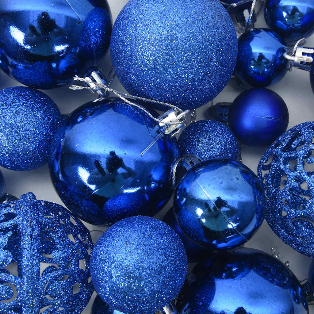 vidaXL 111-delige Kerstballenset polystyreen goudkleurig