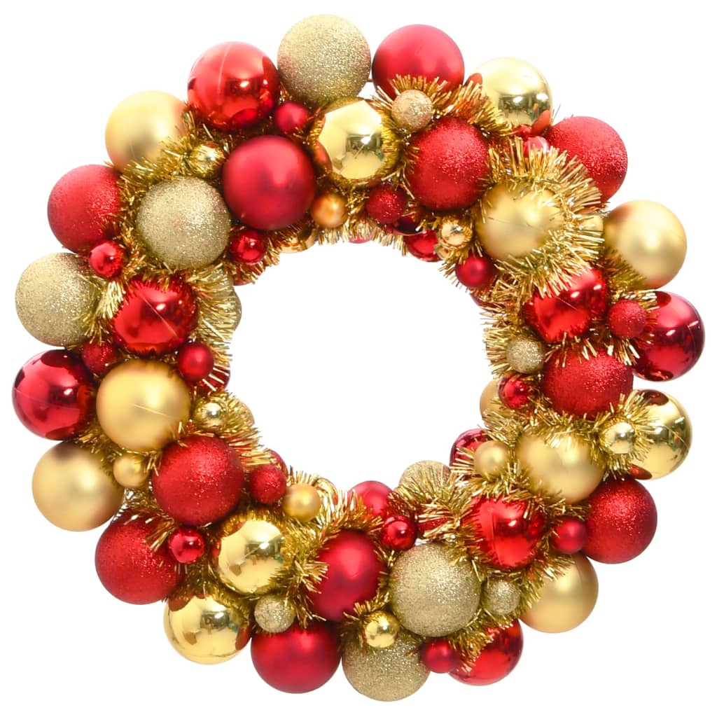 vidaXL Kerstkrans 45 cm polystyreen goudkleurig
