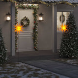 vidaXL Christmas Lights with Ground Spike and LEDs 3 pcs 57 cm Red