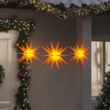 vidaXL Kerstlampen met LED's 3 st inklapbaar rood