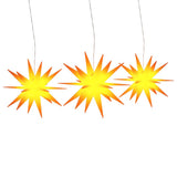 vidaXL Kerstlampen met LED's 3 st inklapbaar rood