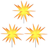 vidaXL Christmas Lights with Ground Spike and LEDs 3 pcs 35 cm Red