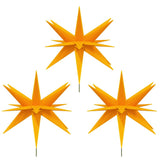 vidaXL Christmas Lights with Ground Spike and LEDs 3 pcs 35 cm Red