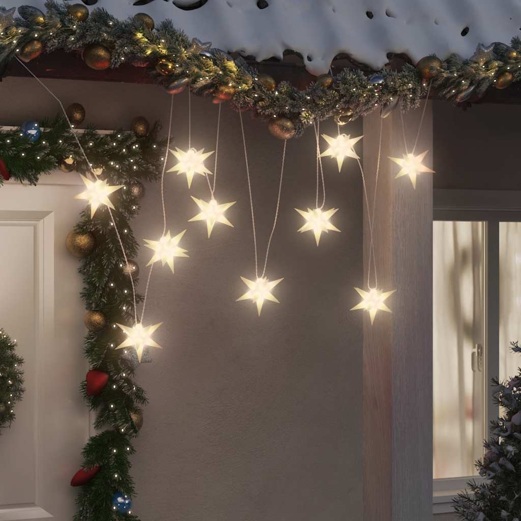 vidaXL Kerstlamp 10 LED's 10 cm rood