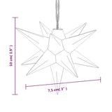vidaXL Kerstlamp 10 LED's 10 cm rood