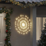 vidaXL Éclairage de fête 2 pièces 140 LED chaudes 17 cm