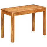 vidaXL Dining Table 110x55x76 cm Solid Acacia Wood