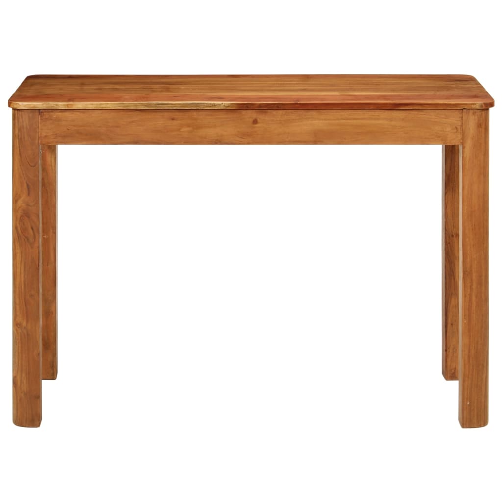 vidaXL Dining Table 110x55x76 cm Solid Acacia Wood