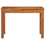 vidaXL Dining Table 110x55x76 cm Solid Acacia Wood