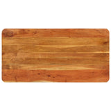 vidaXL Dining Table 110x55x76 cm Solid Acacia Wood