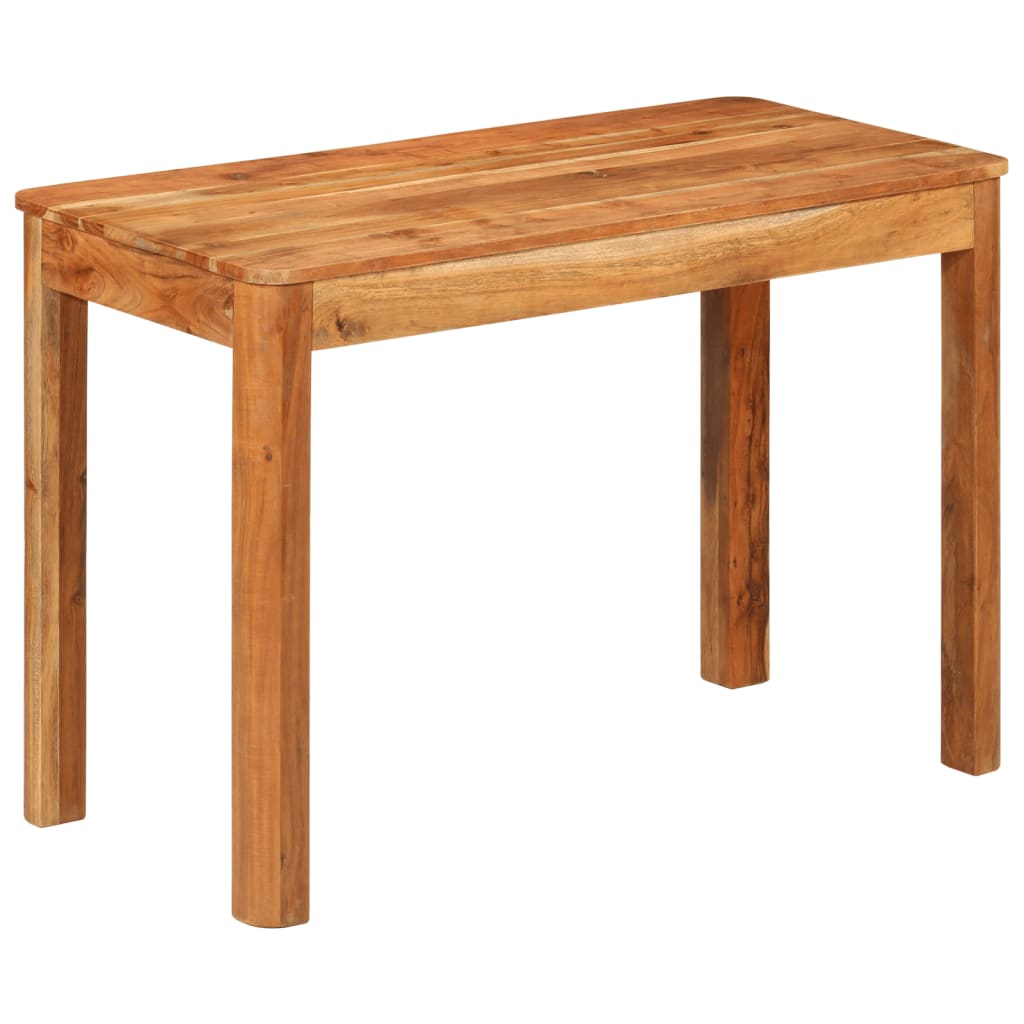 vidaXL Dining Table 110x55x76 cm Solid Acacia Wood