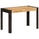 vidaXL Eettafel 140x70x76 cm massief ruw mangohout