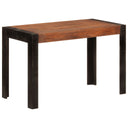 vidaXL Eettafel 140x70x76 cm massief ruw mangohout