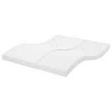 vidaXL Schuimmatras 7 zones hardheid 20 ILD 80x200 cm wit