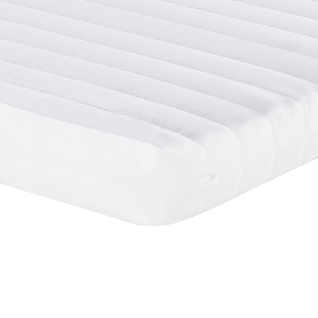 vidaXL Schuimmatras 7 zones hardheid 20 ILD 80x200 cm wit