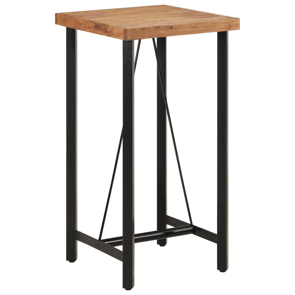 vidaXL Bar Table 60x60x107 cm Solid Acacia Wood