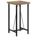 vidaXL Bar Table 60x60x107 cm Solid Reclaimed Wood