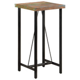 vidaXL Bar Table 60x60x107 cm Solid Reclaimed Wood