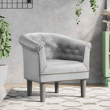vidaXL Cantilever chair artificial leather brown