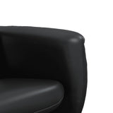 vidaXL Adjustable Massage Recliner with Footrest Faux Leather Black