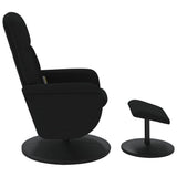 vidaXL Adjustable Massage Recliner with Footstool Velvet Dark Grey
