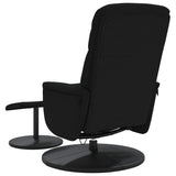 vidaXL Adjustable Massage Recliner with Footstool Velvet Dark Grey