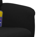 vidaXL Adjustable Massage Recliner with Footstool Velvet Dark Grey