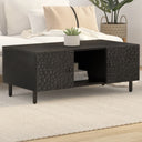 vidaXL Coffee table 100x54x40 cm solid mango wood black