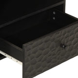 vidaXL Tv-meubel 80x33x46 cm massief mangohout zwart