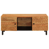 vidaXL Coffee table 100x54x40 cm solid mango wood black