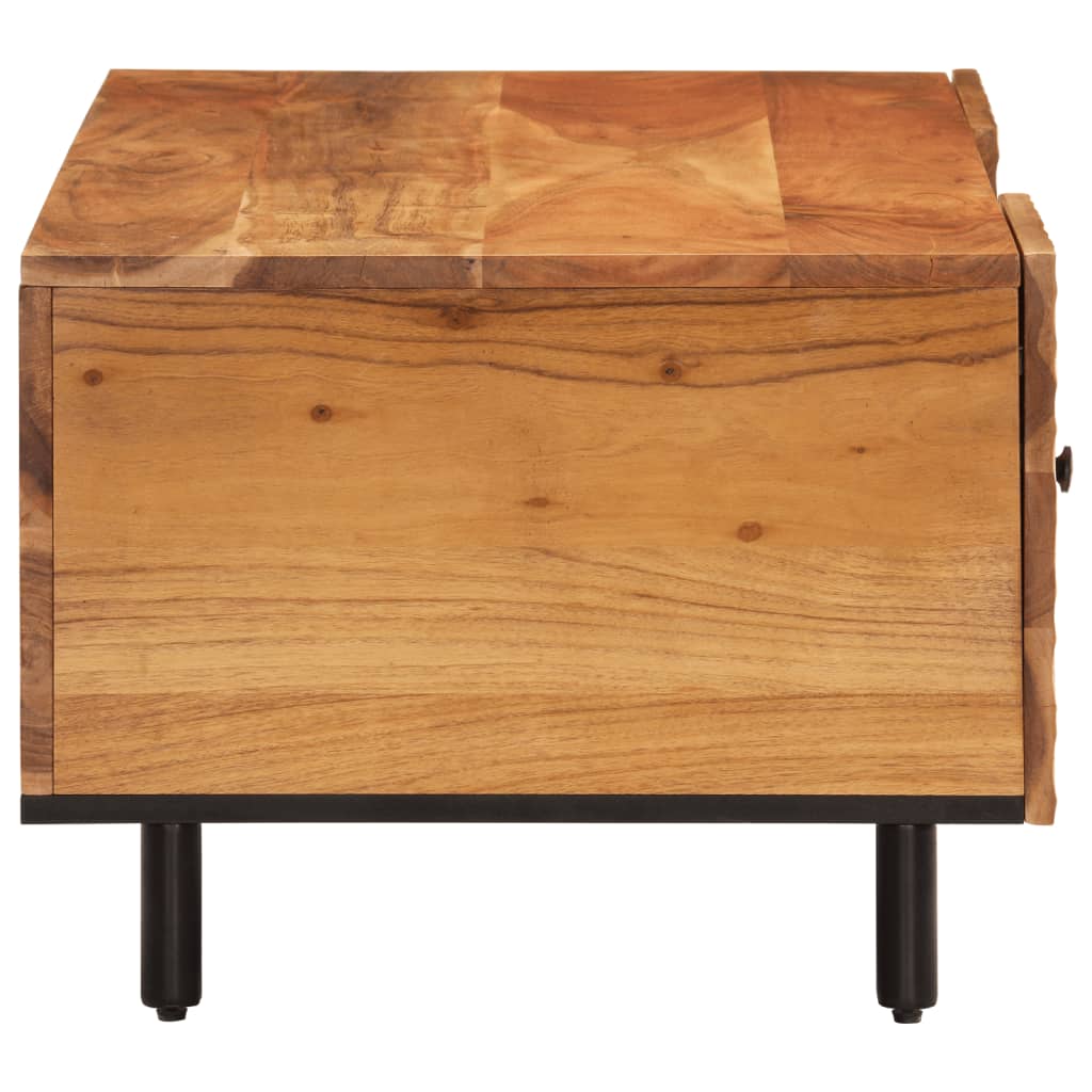 vidaXL Coffee table 100x54x40 cm solid mango wood black