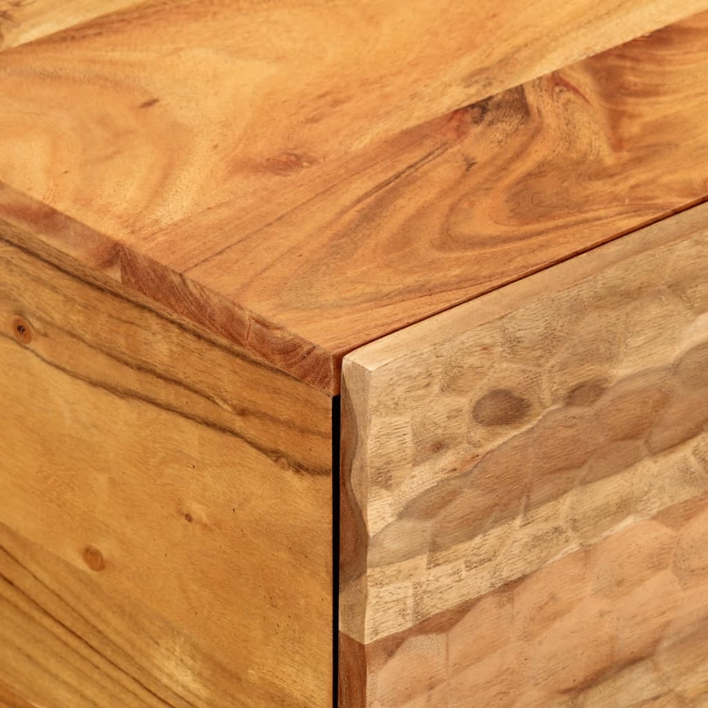vidaXL Coffee table 100x54x40 cm solid mango wood black