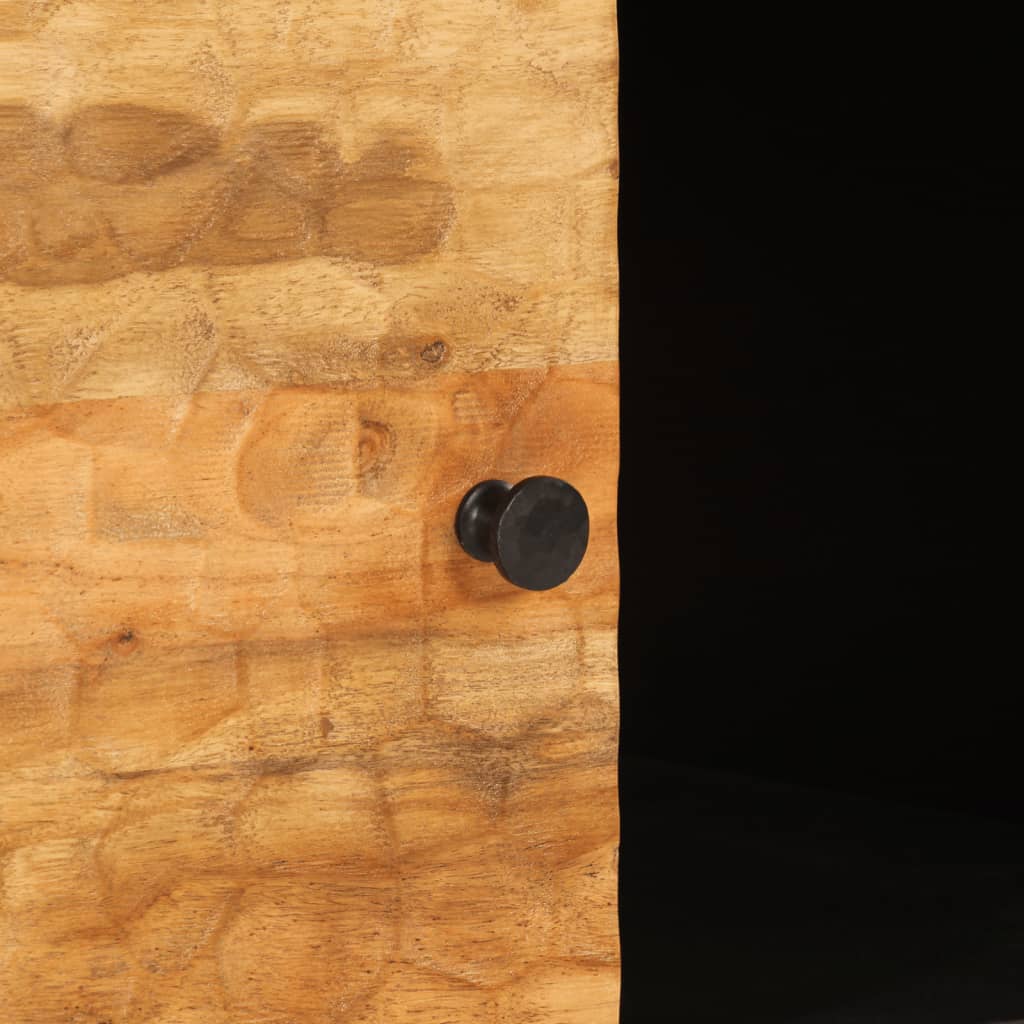 vidaXL Coffee table 100x54x40 cm solid mango wood black