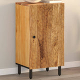 vidaXL Side Cabinet 40x33x75 cm Solid Mango Wood Black