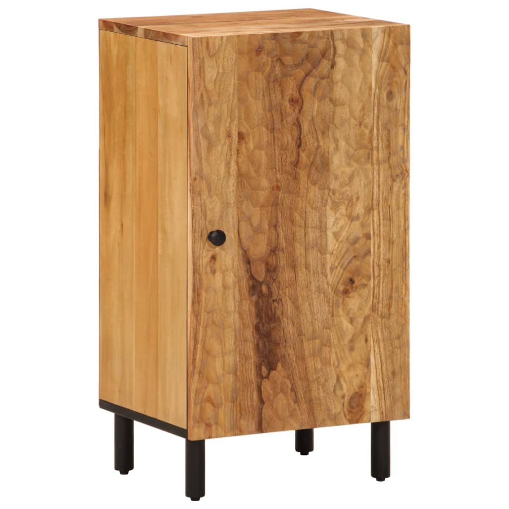 vidaXL Side Cabinet 40x33x75 cm Solid Mango Wood Black