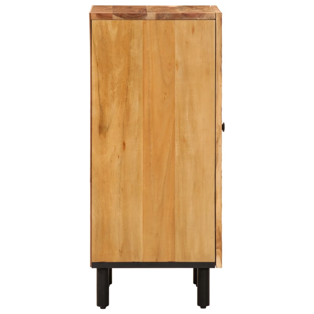 vidaXL Side Cabinet 40x33x75 cm Solid Mango Wood Black