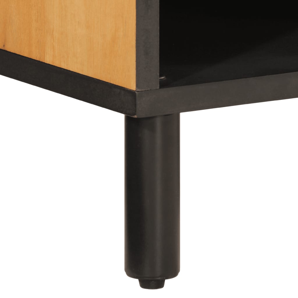 vidaXL Bijzetkast 80x33x75 cm massief acaciahout