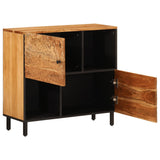 vidaXL Bijzetkast 80x33x75 cm massief acaciahout