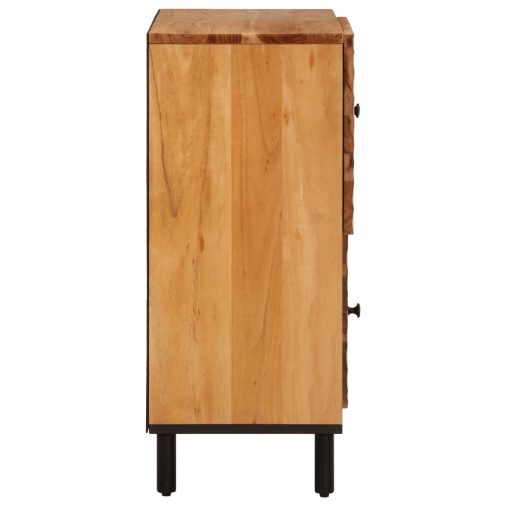 vidaXL Bijzetkast 80x33x75 cm massief acaciahout